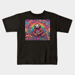 Sloths for Peace Kids T-Shirt